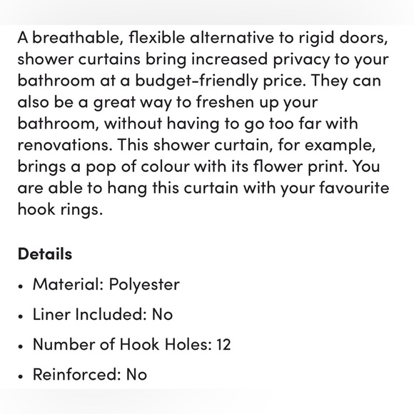 Lush Decor Leah Shower Curtain - Picture 5 of 5